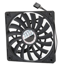 ASHATA Ventilador de Enfriamiento de Caja de PC de 120 Mm, Ventilador de Enfriamiento de CPU de Computadora de 4 Pines Ventilador Ultrafino de Larga Duración para Computadora de Escritorio