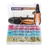 KONBUR 580Pcs Heat Shrink Wire Connectors -Insulated Electrical Terminals Kit-