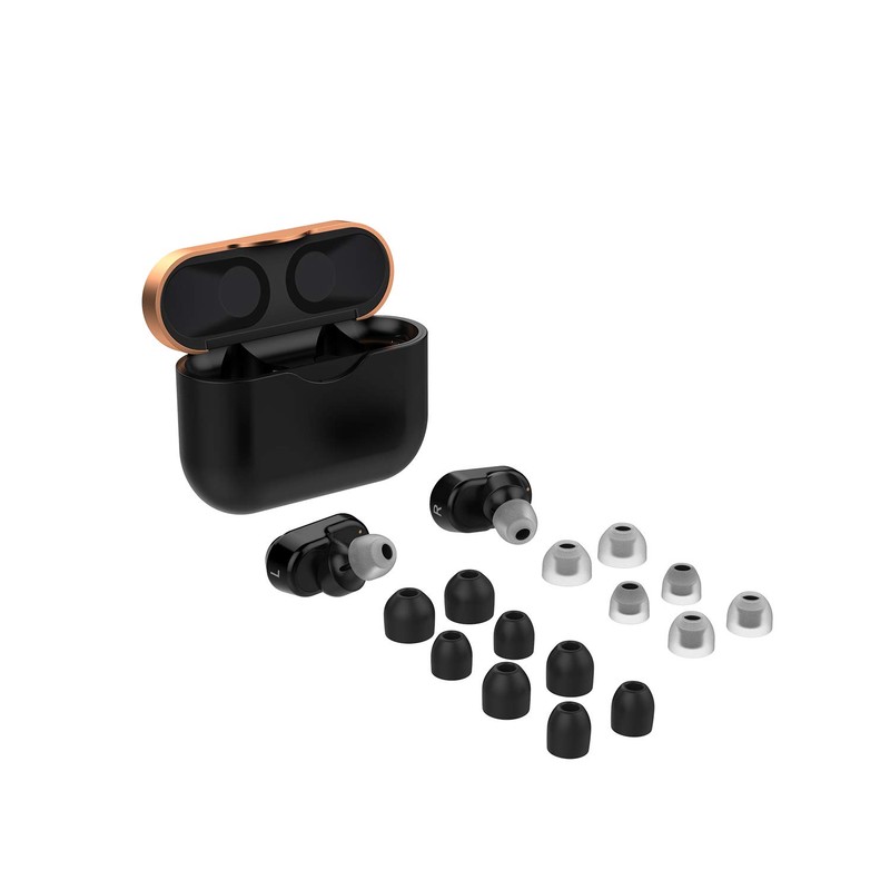 INF Earplugs for Sony WF-1000XM3 / WF-1000XM4 Black 7 Pairs