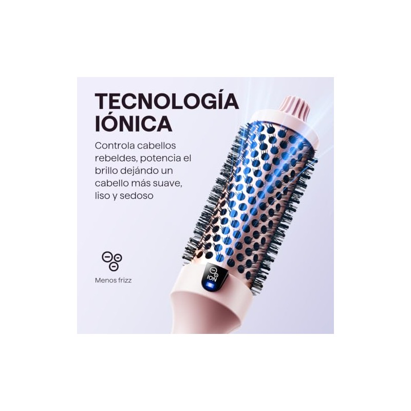 Wavytalk Cepillo Térmico de 1.5 Pulgadas para un Aspecto de