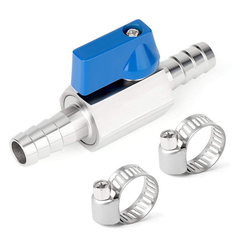 TAISHER 1PCS 304 Stainless Steel 5/8" Mini Ball Valve Shut