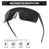 KALIYADI Mens Polarized-Sunglasses Sport Sunglasses: Running Sunglasses Men Women UV400