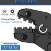 Wire Terminal Crimping Tool Kit, Qibaok Ratcheting Wire Crimper AWG