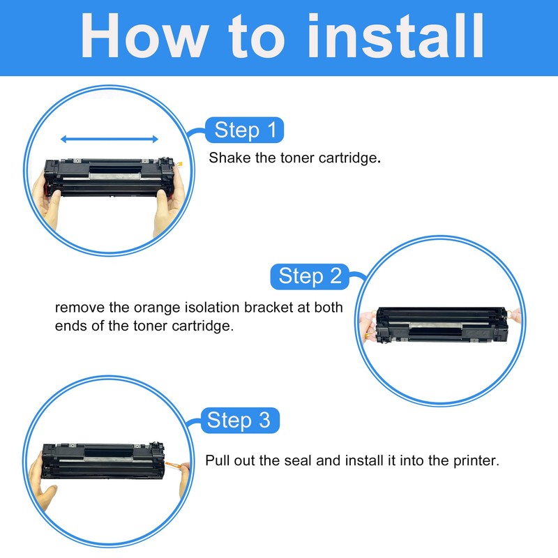 LCL Compatible for Canon CRG-125 125 3484B001 3484B001AA (1-Pack,Black) Toner