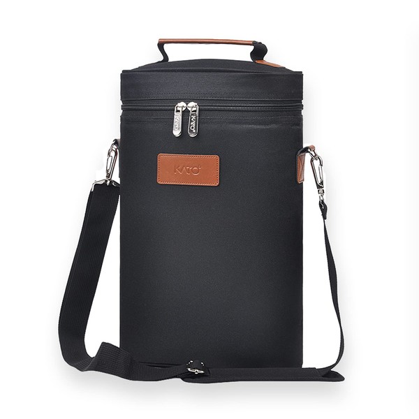 Kato Tirrinia Ice Bag for 2 Bottles, Insulated Wine Bag,