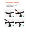 XIUWK 2-Pack Bike Cover for Handlebar