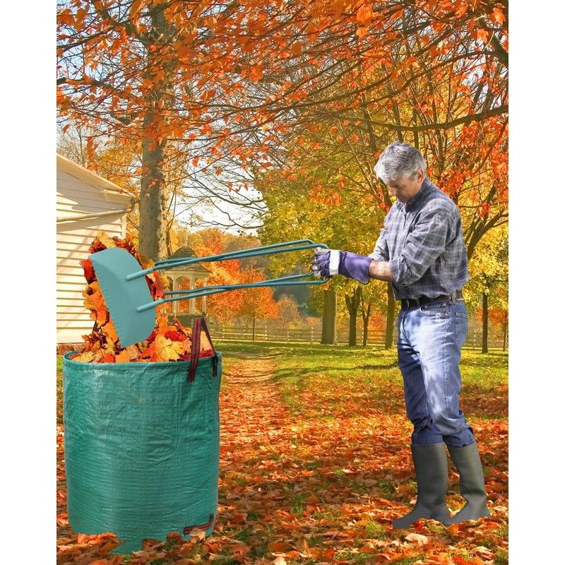 JACEPFY Leaf Grabber Leaf Rake Picker Upper Scoops with Long