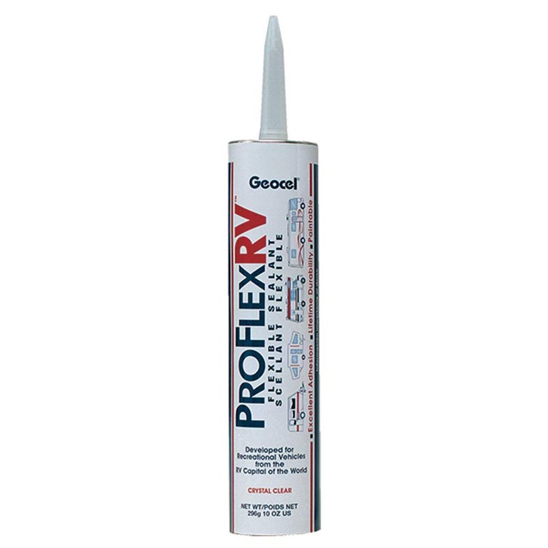 Geocel 28100V Pro Flex RV Flexible Sealant, 10 oz Cartridge,