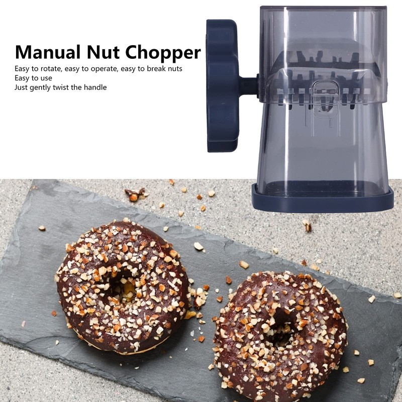 Manual Nut Chopper Effortless Hand Crank Nut Grinder Almonds Hazelnuts