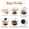 2 coffee filters Cone 50PCS #2 Coffee Filters Unbleached Natural