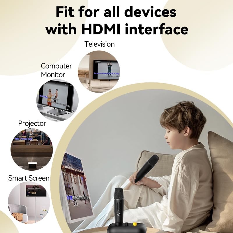 Puremic Dual UHF Wireless Microphone System, DuetPro Streaming Karaoke KTV