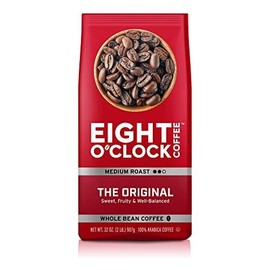 Eight O'Clock Coffee Original Medium Roast Whole Bean Coffee 32 Ounce 100 Arabica Sweet Fruity
