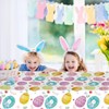 Pack of 3 Easter tablecloths, 274 x 137 cm tablecloth,