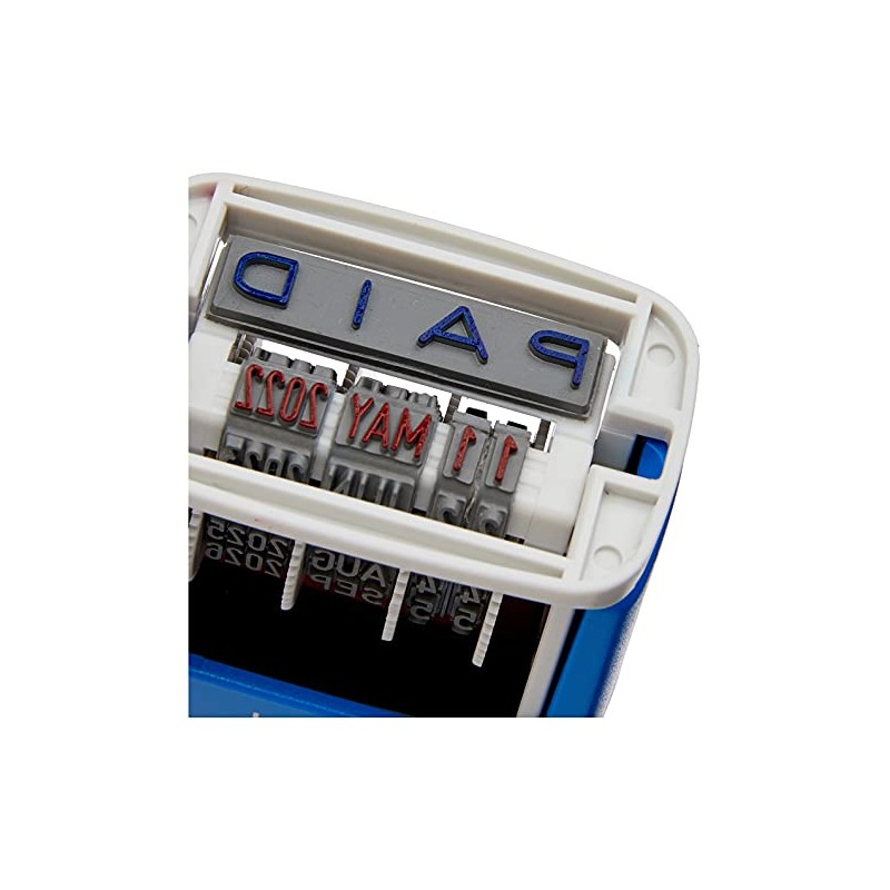 Colop S160-L2 Mini Text Dater Stamp PAID 12 Years Self-Inking