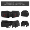 HYVAWO Waist Belt Neoprene Padded Gym Pulley Strap with Rings