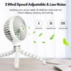 Portable Handeld Mini Fan Stroller Fan Flexible Octopus Tripod Clip