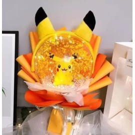 PIKACHU PLUSH BOUQUET BIRTHDAY ANNIVERSARY GRADUATION I LOVE YOU