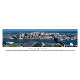 Blakeway Worldwide Panoramas Unframed Philadelphia, Pennsylvania-Downtown-Blakeway Panoramas Skyline Posters