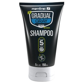 Menfirst Gradual Gray - 3-in-1 Shampoo - Natural Darkening Formula - 1 Pack - 5 Oz Each - Your Hair Color?: Medium Brown to Black Hair, Choose Quantity: 2 Pack