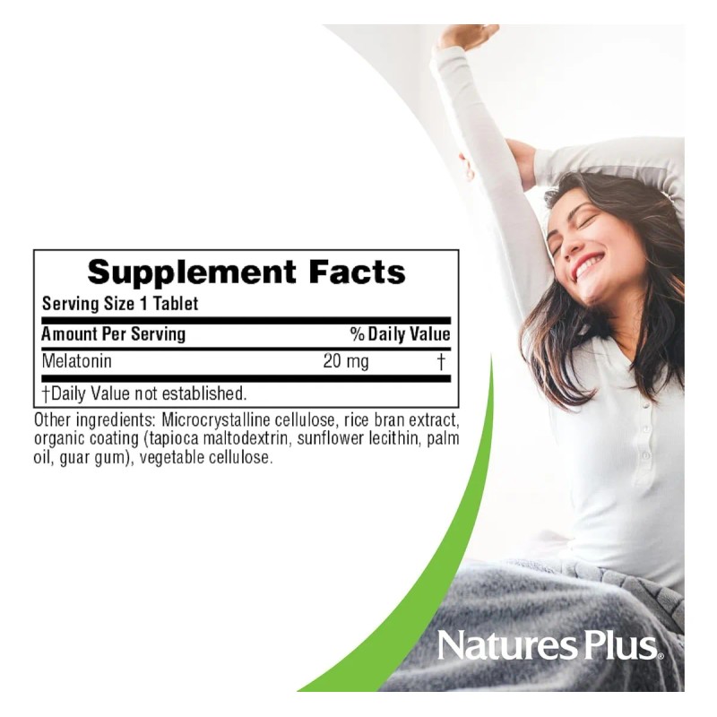 Naturesplus Melatonina 20 Mg 90 Comprimidos Sfn