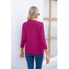Bettysays Cardigans for Women Soft 3/4 Sleeve Open Front Short