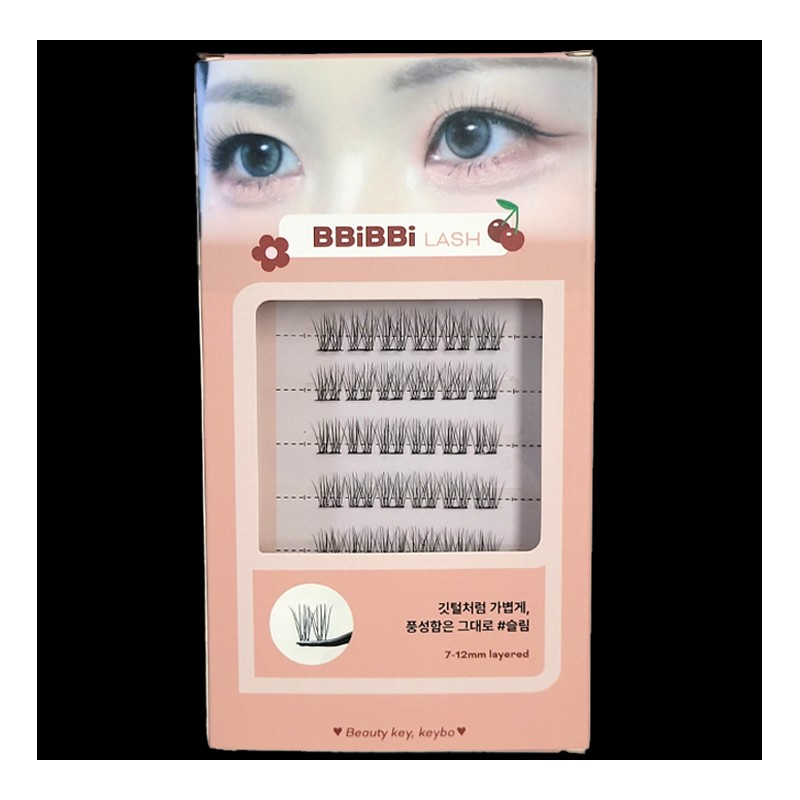 keybo No Glue Eyelash BBiBBi Lash - #Slim 48pcs