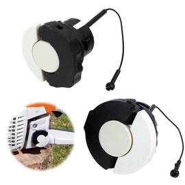 Fuel Cap & Oil Tank Cap for Chainsaws, 1 Large & 1 Small (2 Sizes), Replacement for Various Models, Robust and Durable Fuel Cap & Oil Tank Cap for Chainsaw 1 Large + 1 Small