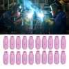 20Pcs TIG Alumina Nozzles Ceramic Cup Gas Lens Shield Consumables