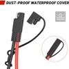 Dongge Solar Panel to SAE Adapter 10AWG Cable Conector Charger