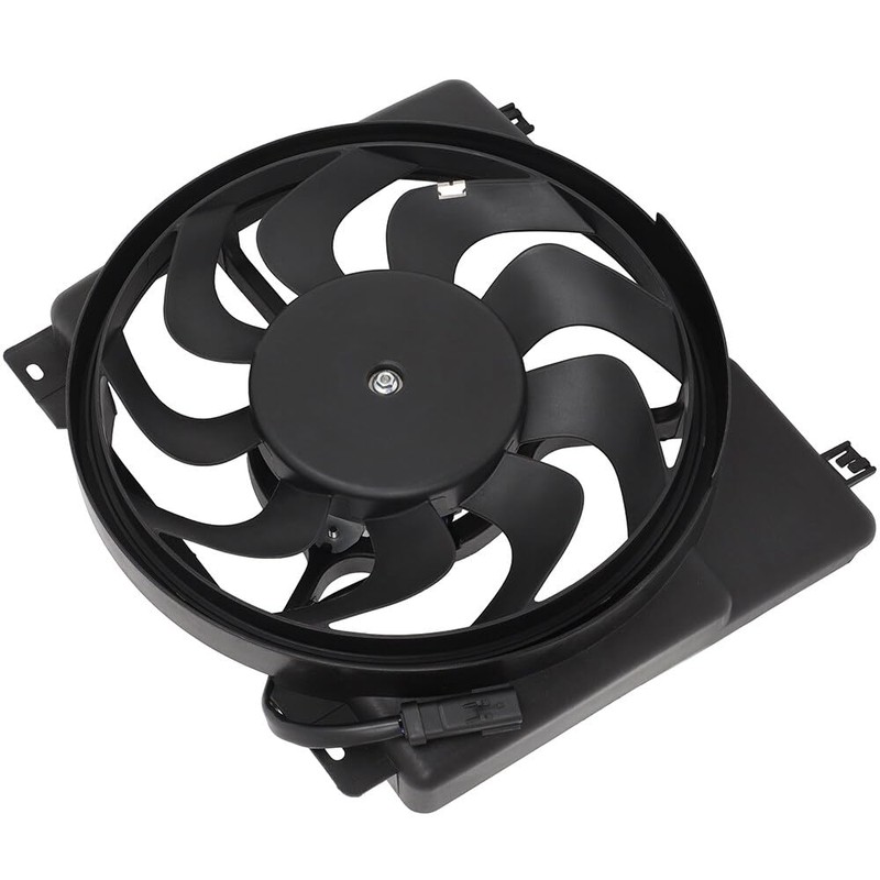 FINDAUTO Cooling Fan+Radiator Replacement Fits 1997-2001 for Jeep Cherokee