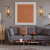 Vesici Candle Sconces Set of Two Metal Wall Candle Holder