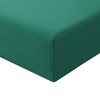 RUIKASI Fitted Sheet 180 x 200 cm Green Bed Sheet
