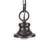Aspen Creative 21048-11, Indoor Pendant Light Kit, 6' SPT-1 Black