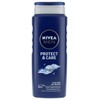 Nivea Men Protect &amp; Care 3in1 Shower Gel for Body, Face and Hair 500 ml