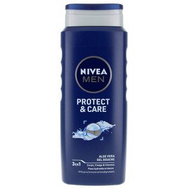 Nivea Men Protect &amp; Care 3in1 Shower Gel for Body, Face and Hair 500 ml