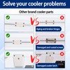 Goktvai Cooler Hinges Replacement Kit, Camping Accessories for Igloo Including