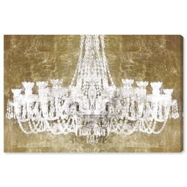 The Oliver Gal Artist Co. Shine Bright Like A Diamond | Contemporary Premium Canvas Print The Classic Wall Art Decor Collection, 15" x 10", Gold