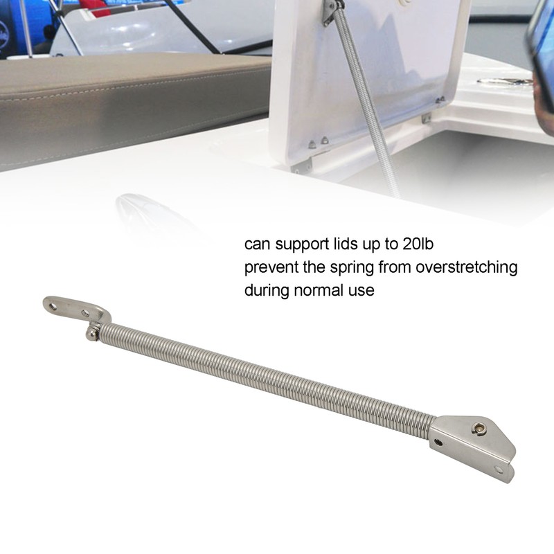 10‑1/4in Marine 304 Stainless Steel Spring Hatch Holder Hatch Lid