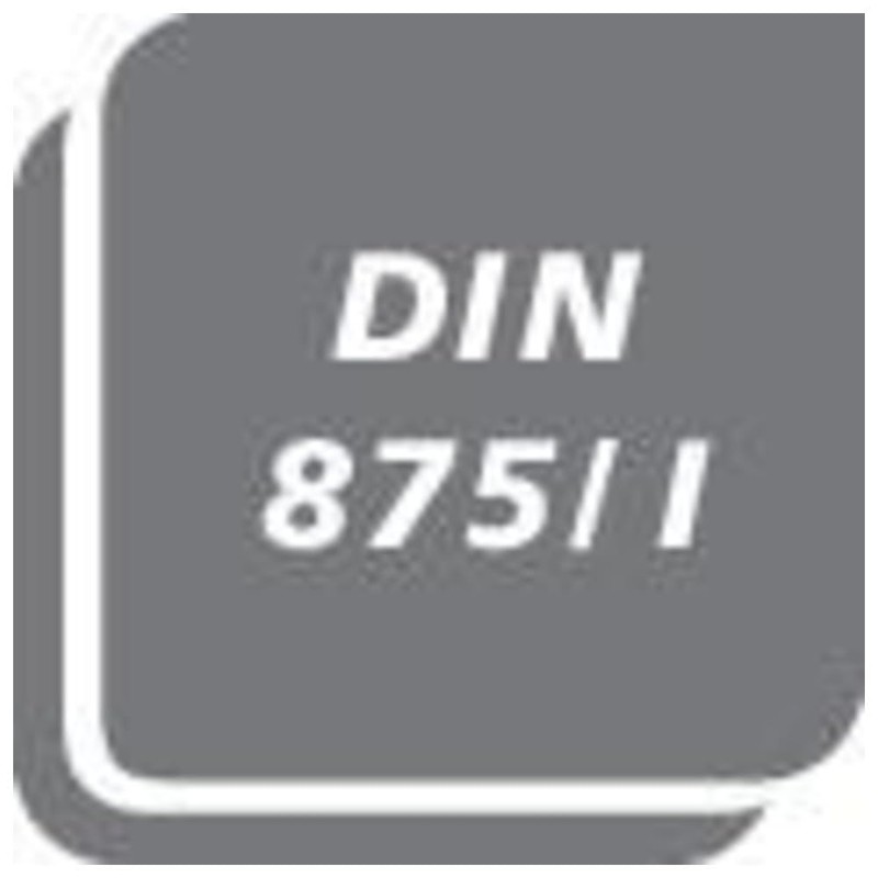 Helios Preisser 370104 DIN 875/1 Square, Silver, 150 x 100