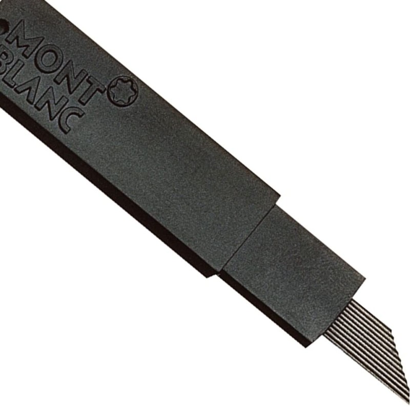 Montblanc 111537 Pencil Leads Hardness HB Line Pack of 10,black,Width