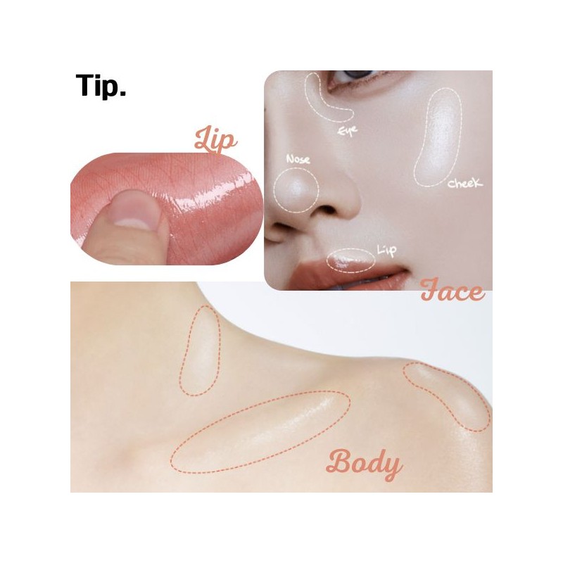 HAPA KRISTIN Light Glow Highlighter 4g, Color:#Flash