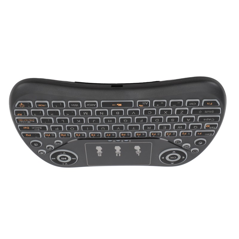 Mini Wireless Keyboard Touchpad Combo ABS Rechargeable Portable Remote Control