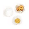 qiqee Square 300-Count White Cupcake Liners Muffin Linner No Smell,