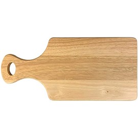 Paddle Wooden Chopping Board, 34 x 16 x 1.5 cm, Kitchen Serving Antipasti Platter, Cutting Cheeseboard, Charcuterie Block