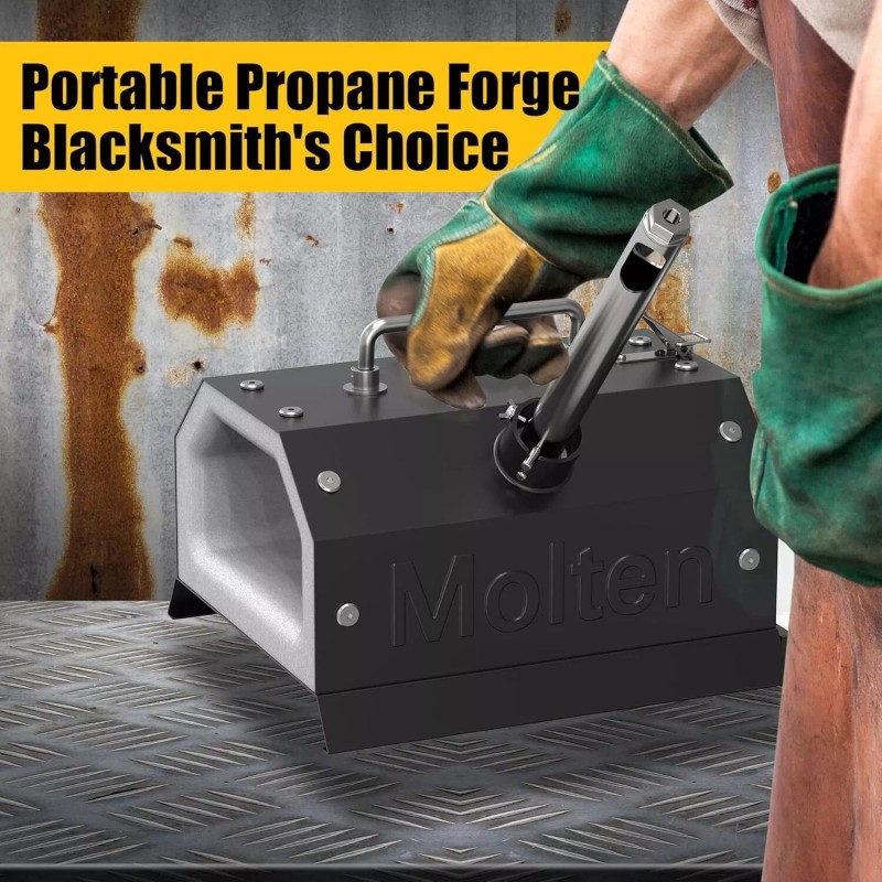MMasters Single Burner Propane Forge for Home＆Professional, Gas Forge-Efficient Heating