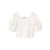Jill by Jill Stuart Bustier Cut-and-Sew, white
