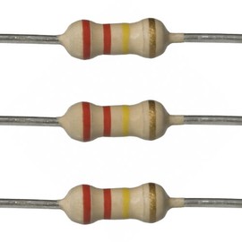 E-Projects 100EP514220K 220k Ohm Resistors, 1/4 W, 5% (Pack of 100)