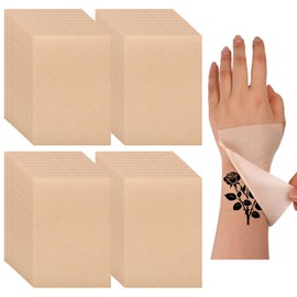 40 Pcs Tattoo Cover Up Patch Waterproof Sweatproof Sticker Patch, Cuttable Tattoo Cover Up Waterproof, Ultra Thin Patch for Tattoos Scar and Birthmarks for Light Skin Tone 3.5 x 5 Inches