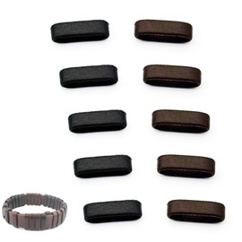 NentMent 10 Pack Belt Loop Keeper Plastic Leather Grain Belt Keepers End Straps Holder Organizer for Men's Casual Leather Belt Every Day Jeans Belts Leather Ratchet Belt Handmade Classic Dress Belt