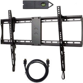 VideoSecu Mounts Tilt TV Wall Mount Bracket for Most 23"- 85" LCD LED UHD Plasma TV with 75X75 100x100 400x400 684x400 700x400mm, with Magnetic Stud Finder and HDMI Cable MF609B BXM